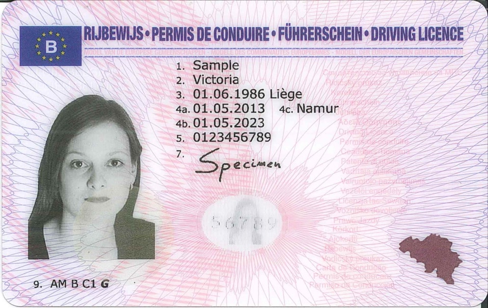 permis de conduire belgique